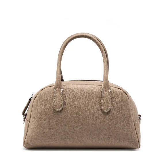 2023 New Boston Cowhide Female Bag Lady Fashion Daily Casual Shoulder Bag Girls Crossbody Messenger Commute Tote