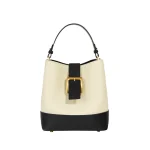 2023 New Large Capacity Soft Cowhide Bucket Bag Fashionable and Versatile Commuter Shoudler Bag Advanced Feeling Handbag