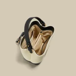 2023 New Large Capacity Soft Cowhide Bucket Bag Fashionable and Versatile Commuter Shoudler Bag Advanced Feeling Handbag