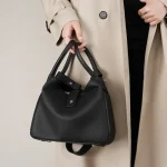 2023 New Vegetable Basket Fashion Large Capacity Women's Shoulder Bag Real Leather Bag for Lady Simple Fashion Bucket Bag