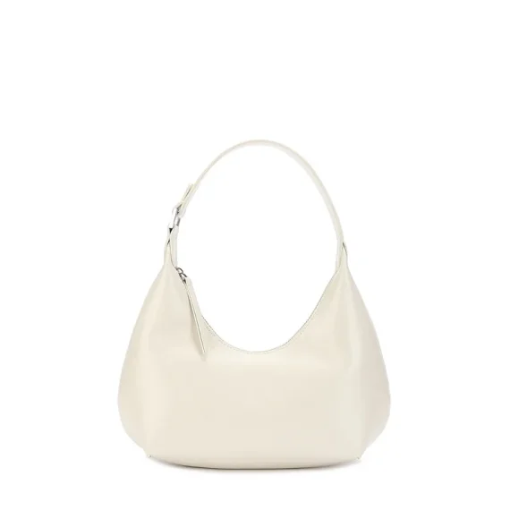 2023 New Women's One Shoulder Bag Half Moon Women Bag Female Fashion Split Leather Underarm Pouch